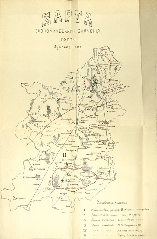 Лужский уезд карта 1900 год