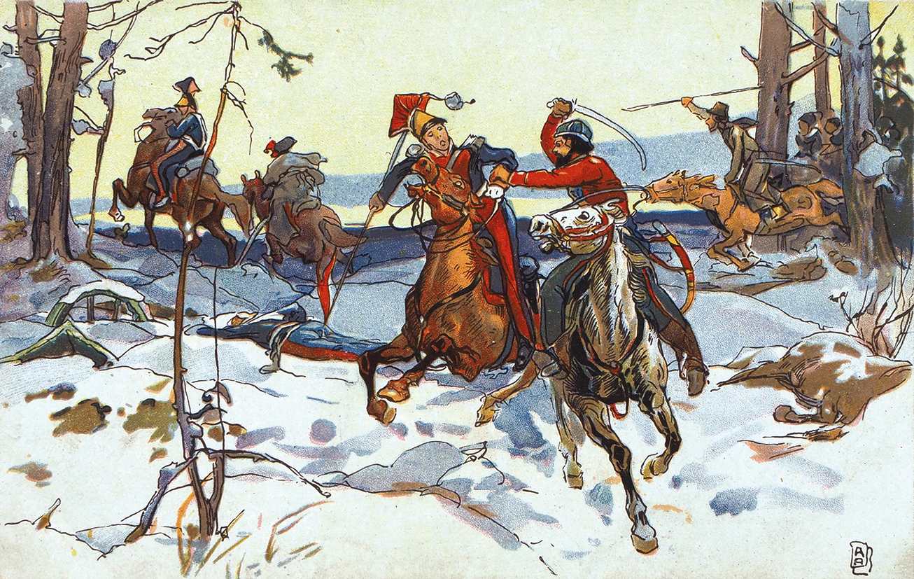 Изображение народной войны. Отряд Дениса Давыдова 1812. 1812 Года партизанские отряды Давыдова.